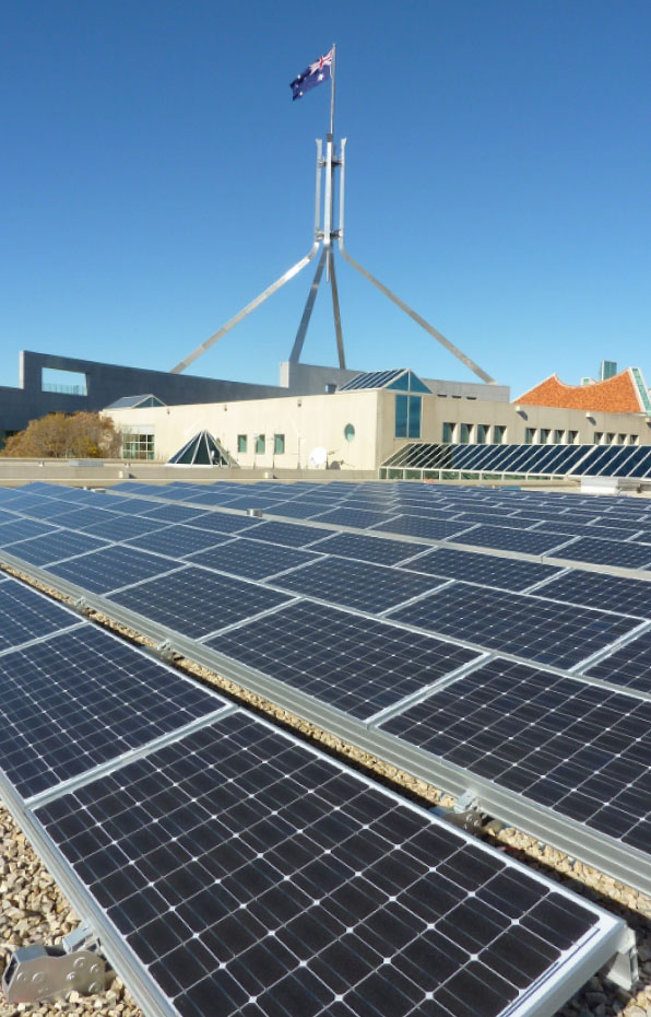 Clenergy-Solar-Matrix-Pro_Australia-parliament_Installed-by-other-installer_Rooftop-Solar_Project596